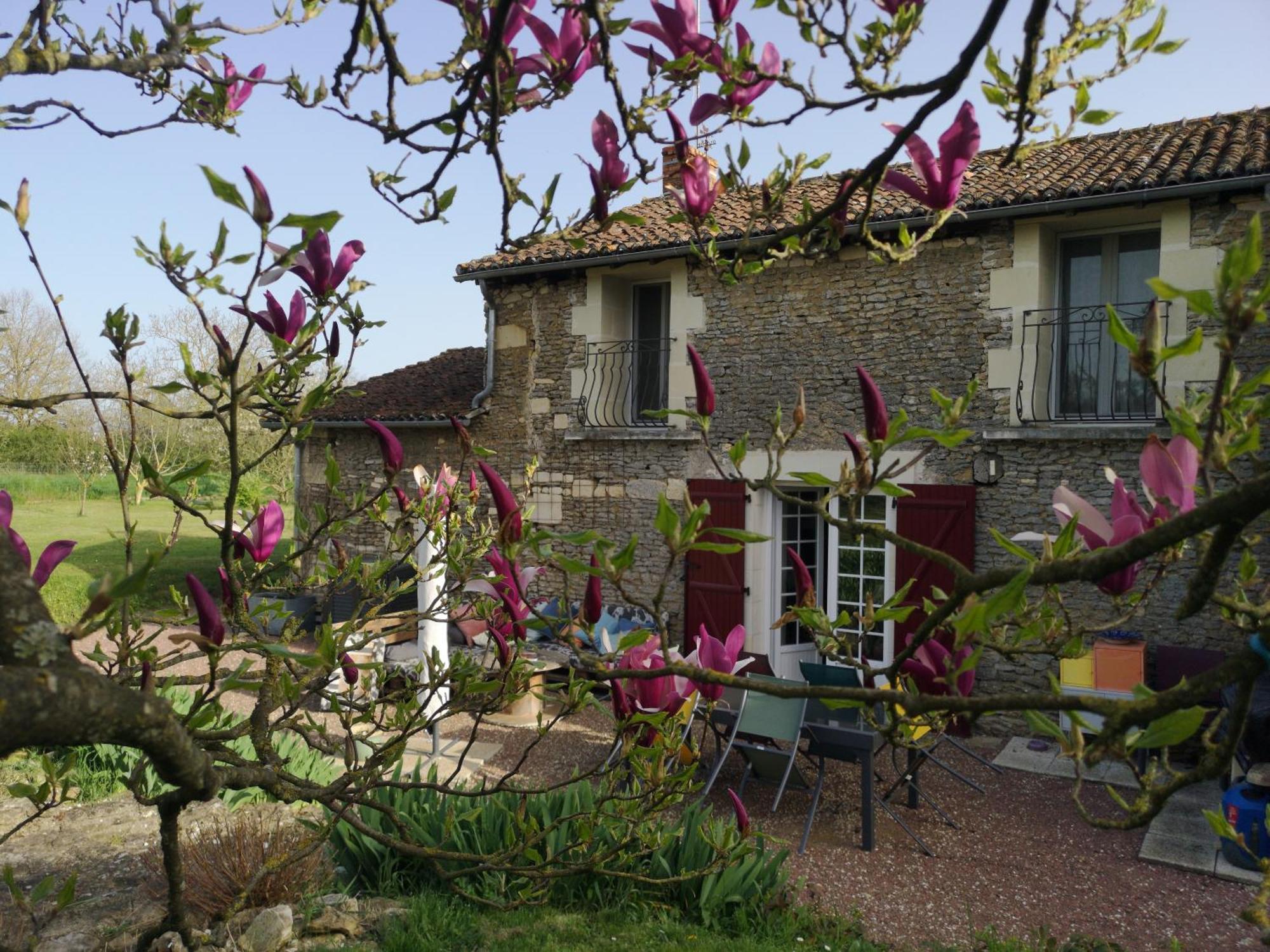 Appartement La Ferme Du Grand Bois à Mouterre-Silly Extérieur photo